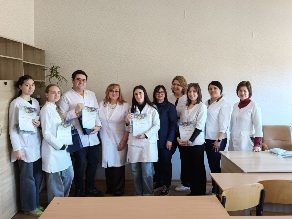 Здобувачі вищої освіти змагалися у І етапі Всеукраїнської студентської олімпіади з навчальної дисципліни «Внутрішня медицина (Невідкладні  стани в практиці стоматолога)»