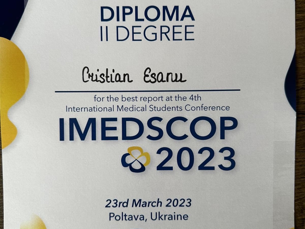 INTERNATIONAL MEDICAL STUDENTS CONFERENCE IN POLTAVA. IMEDSCOP 2023